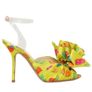 Moschino Gummy Bear Satin Heels